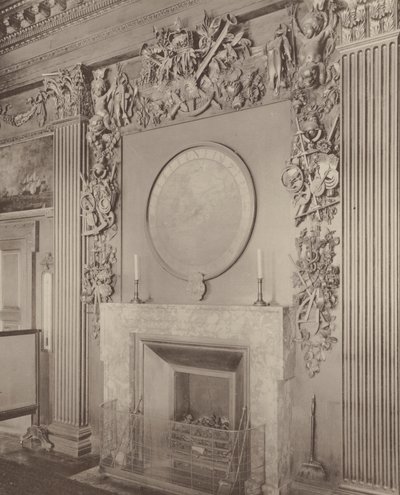 Admiralicja, Whitehall, kominek do sali posiedzeń zarządu autorstwa Charles Latham