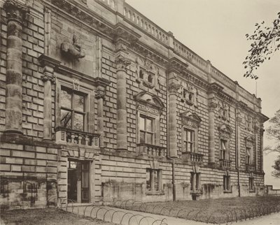 Zamek, Nottingham, front wschodni autorstwa Charles Latham