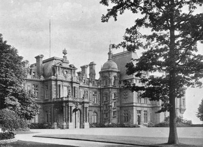 Dwór Waddesdon autorstwa Charles Latham