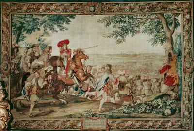 Wjazd Ludwika XIV do Dunkierki ... autorstwa Charles Le Brun