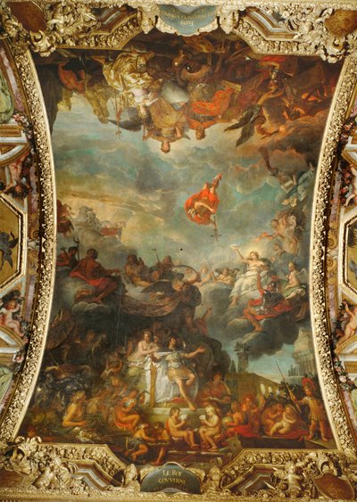 Ludwik XIV rządzi sam ... autorstwa Charles Le Brun