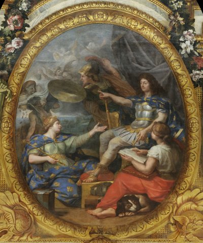 Porządek przywrócony w finansach królestw, 1662, 1680s autorstwa Charles Le Brun