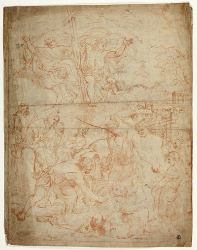 Ukamienowanie świętego Szczepana autorstwa Charles Le Brun