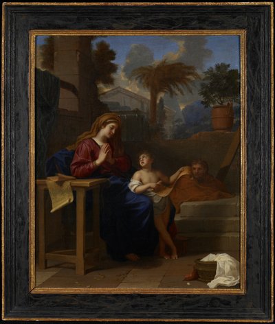 Święta Rodzina w Egipcie, ok. 1660 autorstwa Charles Le Brun