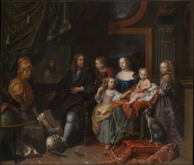 Rodzina Jabach autorstwa Charles Le Brun