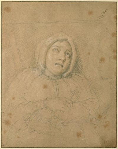 Markiza de Brinvilliers w drodze na śmierć autorstwa Charles Le Brun