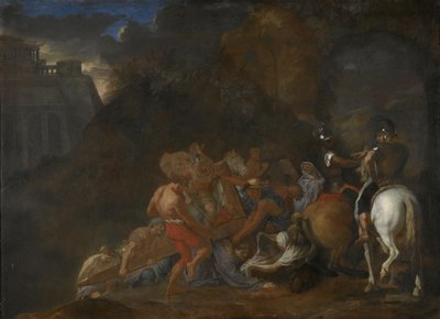Droga na Kalwarię autorstwa Charles Le Brun