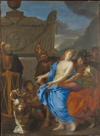 Ofiara Polyxena, 1647 autorstwa Charles Le Brun