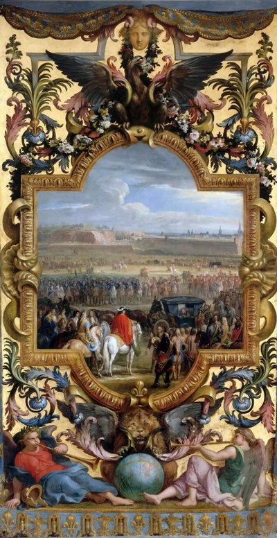Podbój Cambrai 18 kwietnia 1677 r. autorstwa Charles Le Brun