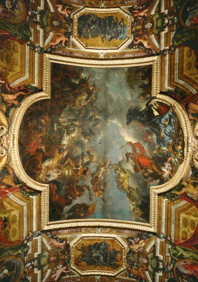 Przejście Renu ... autorstwa Charles Le Brun