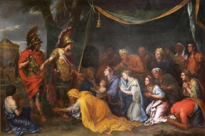 Perskie królowe u stóp Aleksandra, zwane także Namiotem Dariusza autorstwa Charles Le Brun