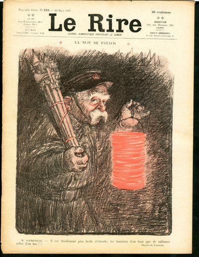 Okładka „Śmiechu”, Satyryczna w kolorach autorstwa Charles Leandre