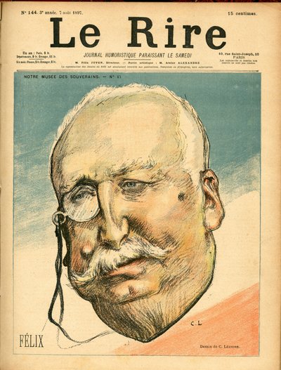 Okładka „Śmiechu”, Satyryki w kolorach autorstwa Charles Leandre