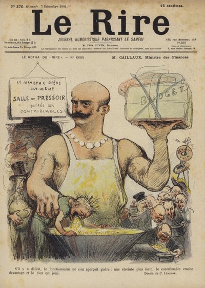 Ilustracja do Le Rire autorstwa Charles Leandre