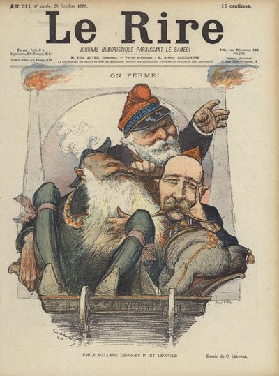 Ilustracja do Le Rire autorstwa Charles Leandre