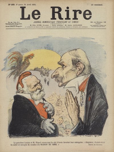 Ilustracja do Le Rire autorstwa Charles Leandre