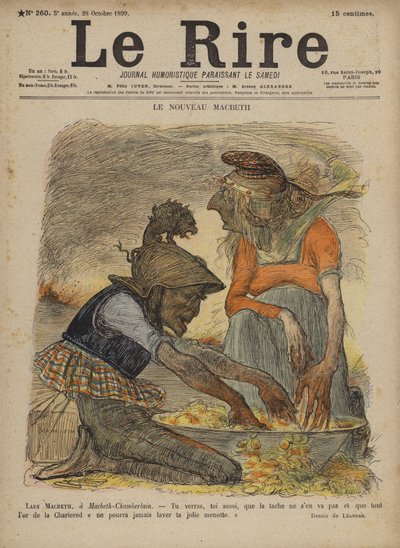Ilustracja do Le Rire autorstwa Charles Leandre