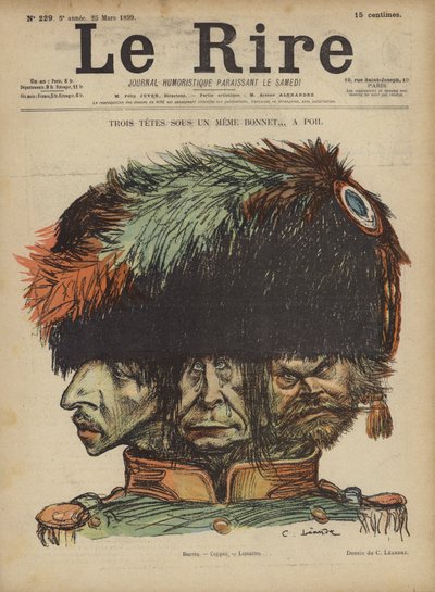 Ilustracja do Le Rire autorstwa Charles Leandre