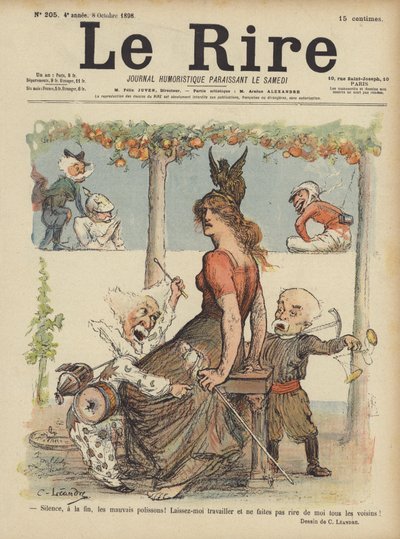 Ilustracja do Le Rire autorstwa Charles Leandre