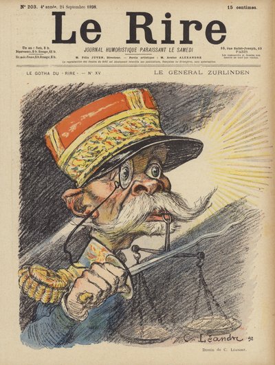 Ilustracja do Le Rire autorstwa Charles Leandre