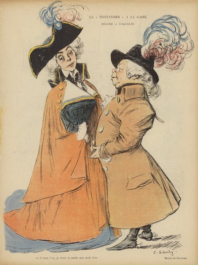 Ilustracja do Le Rire autorstwa Charles Leandre