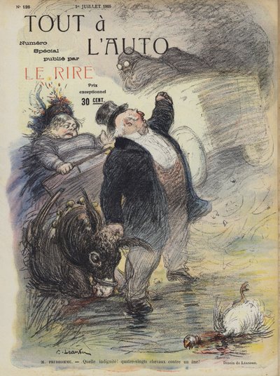 Ilustracja do Le Rire autorstwa Charles Leandre