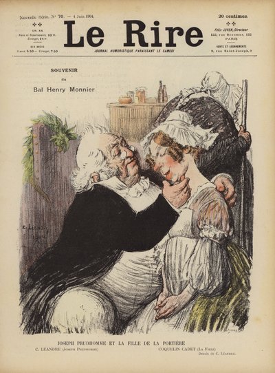 Ilustracja do Le Rire autorstwa Charles Leandre