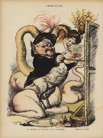 Ilustracja do Le Rire autorstwa Charles Leandre