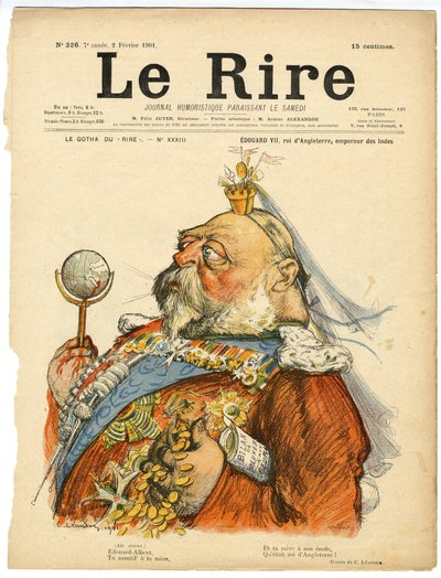 Ilustracja Charlesa Leandre (1862-1934) do okładki Le Rire autorstwa Charles Leandre