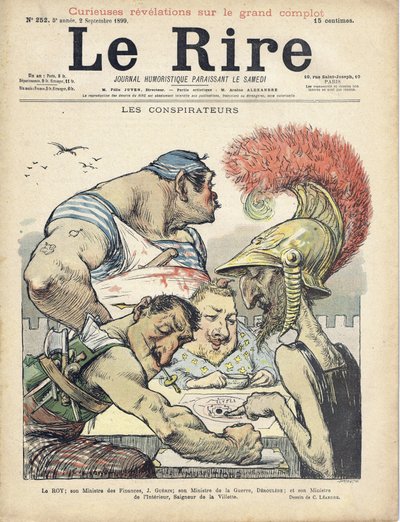 Ilustracja Charlesa Leandre (1862-1934) do okładki Le Rire autorstwa Charles Leandre
