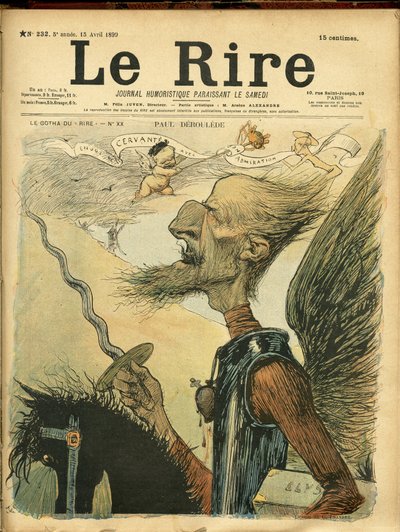 Ilustracja Charlesa Leandre (1862-1934) do okładki Le Rire autorstwa Charles Leandre