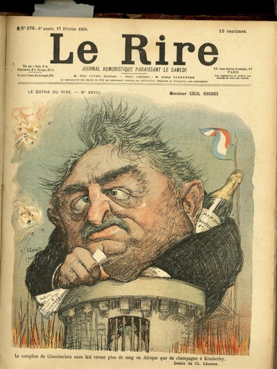 Ilustracja Charlesa Leandre (1862-1934) do okładki Le Rire autorstwa Charles Leandre