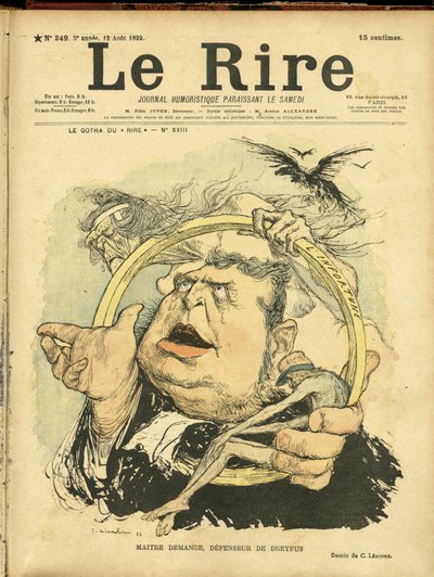 Ilustracja Charlesa Leandre (1862-1934) do okładki Le Rire autorstwa Charles Leandre