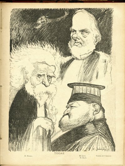 Ilustracja Charlesa Leandre (1862-1934) w Reading autorstwa Charles Leandre