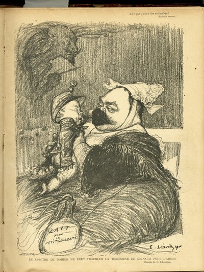 Ilustracja Charlesa Leandre (1862-1934) w Reading autorstwa Charles Leandre