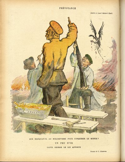 Ilustracja Charlesa Leandre (1862-1934) w Le Rire autorstwa Charles Leandre