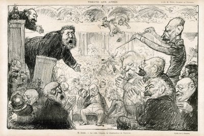 Ilustracja Charlesa Leandre (1862-1934) w Le Rire autorstwa Charles Leandre