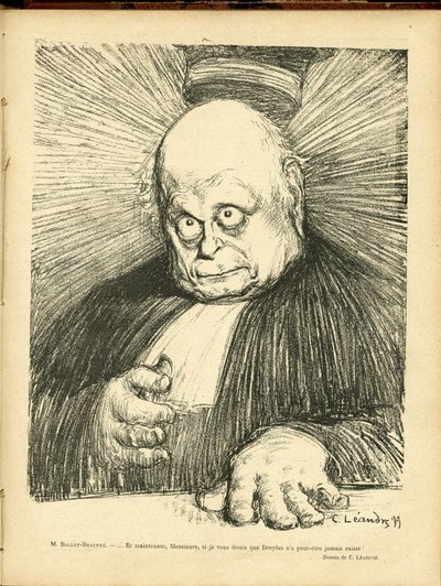 Ilustracja Charlesa Leandre (1862-1934) w Le Rire autorstwa Charles Leandre
