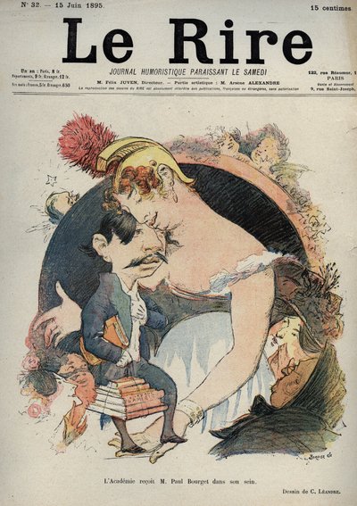 Paul Bourget (1852-1935) Francuski pisarz - L