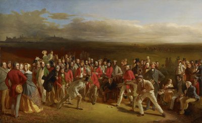 Golfiści, 1847 autorstwa Charles Lees