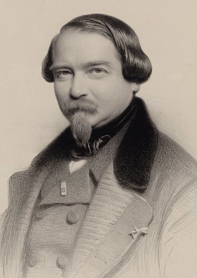 Portret kompozytora Jean-Georgesa Kastnera 1810-1867, 1857. autorstwa Charles Louis Baugniet