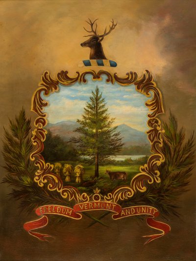 Pieczęć Vermont autorstwa Charles Louis Heyde