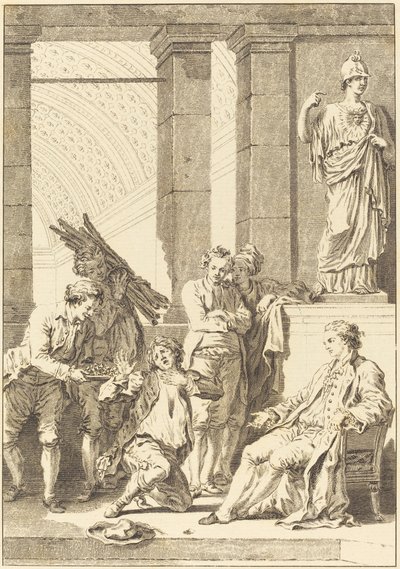 Chłop autorstwa Charles Louis Lingée after Jean Honoré Fragonard