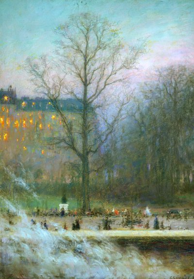 „Ogrody Paryskie” „Parki Paryskie”, 1920 autorstwa Charles Lucien Leandre
