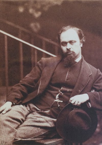 Dante Gabriel Rossetti, sfotografowany przez Lewisa Carrolla autorstwa Charles Lutwidge (1832 98) Dodgson
