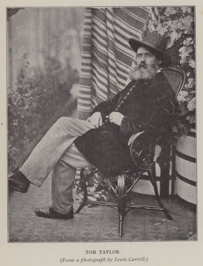 Tom Taylor (zdjęcie czarno-białe) autorstwa Charles Lutwidge Dodgson