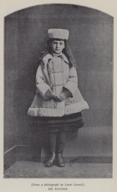 Xie Kitchin (zdjęcie czarno-białe) autorstwa Charles Lutwidge Dodgson