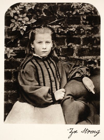 Zoe Strong, 10 października 1863 (zdjęcie w sepii) autorstwa Charles Lutwidge Dodgson