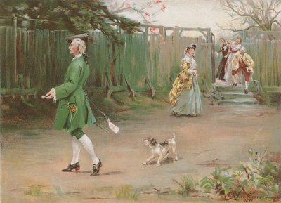 1 kwietnia (chromolitho) autorstwa Charles MacIvor or MacIver Grierson