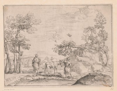 Lot do Egiptu autorstwa Charles Macé (attributed to)